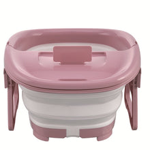 Load image into Gallery viewer, Foldable Footbath Plain Foaming Massage Bucket Foot Soaking Bucket Household Plastic Sauna Bathtub Pedicure Bath Water Bucket
