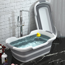 Load image into Gallery viewer, Baby Shower Portable Silicone Pet Bath Tubs Bath Accessories Baby Folding Non-Slip Bathtub Safety Security Cat Dog Bath Tubs
