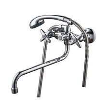 Load image into Gallery viewer, Accoona Shower Faucets Classic Bathtub Faucet Chrome Plated Single Holder Long Nose Brass Bathroom Faucet Bath Mixer Tap A7176
