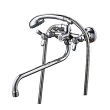Load image into Gallery viewer, Accoona Shower Faucets Classic Bathtub Faucet Chrome Plated Single Holder Long Nose Brass Bathroom Faucet Bath Mixer Tap A7176
